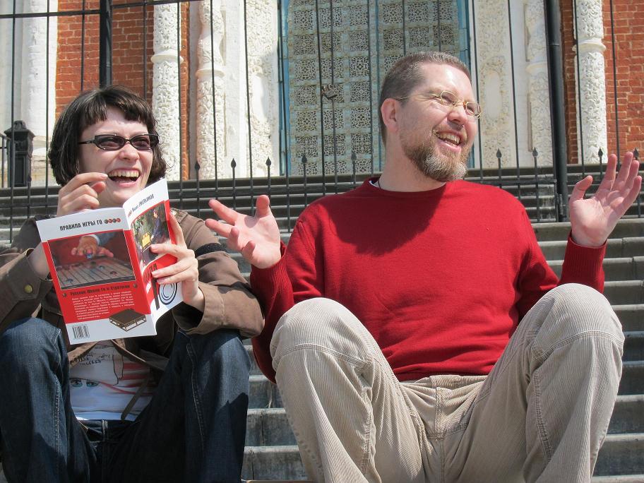 Igor Grishin and Irina Chukomina in Ryazan Kremlin